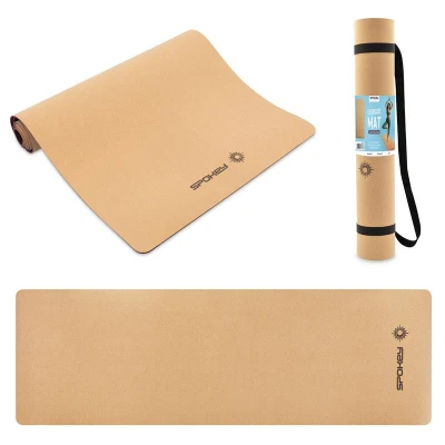 Spokey SAVASANA Korková jóga podložka, 183 x 61 x 0,4 cm, hnědá Spokey SAVASANA Korková jóga podložka, 183 x 61 x 0,4 cm, hnědá
