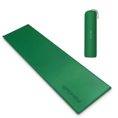 Spokey SAVORY Samonafukovací karimatka, 180 x 50 x 2,5 cm, R-Value 3.6, zelená