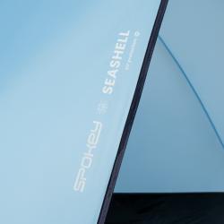 Spokey SEASHELL Plážový stan, 200 x 120 x 120 cm, modrý