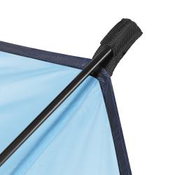 Spokey SEASHELL Plážový stan, 200 x 120 x 120 cm, modrý