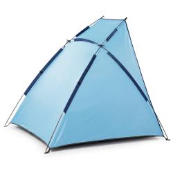 Spokey SEASHELL Plážový stan, 200 x 120 x 120 cm, modrý