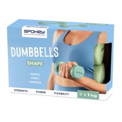 Spokey SHAPE Sada činek 2x 1 kg