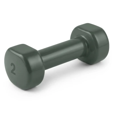 Spokey SHAPE khaki sada vinylových činek 2 kg