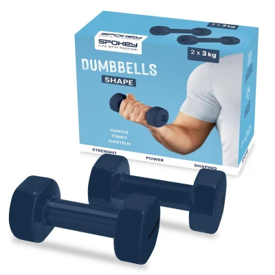 Spokey SHAPE Sada vinylových činek, 3 kg