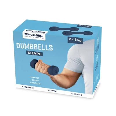 Spokey SHAPE Sada vinylových činek, 3 kg (VÝPRODEJ)