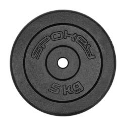 Spokey SINIS Litinový kotouč, 29 mm, 5 kg