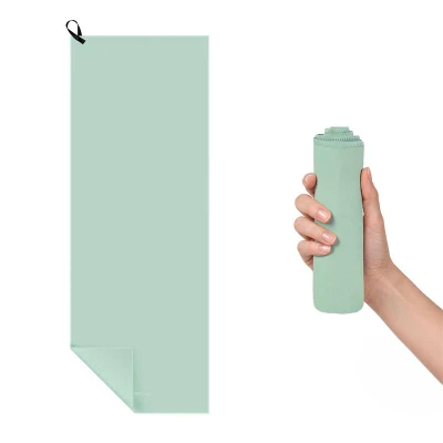 Spokey SIROCCO L Rychleschnoucí cestovní ručník, 50 x 120 cm, mintový
