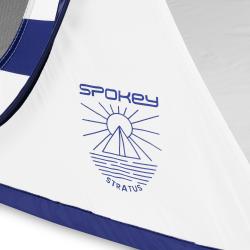 Spokey STRATUS Samorozkládací plážový stan, UV 40, 190 x 120 x 90 cm, modré pruhy
