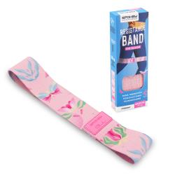 Spokey THE BLOOM BAND Posilovací textilní guma, medium