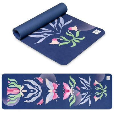 Spokey THE BLOOM MAT Semišová jóga podložka, 183 x 61 x 0,4 cm Spokey THE BLOOM MAT Semišová jóga podložka, 183 x 61 x 0,4 cm