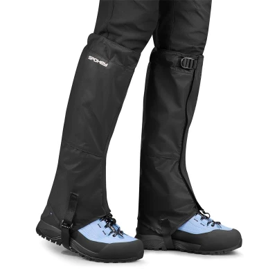 Spokey TRACKY Turistické nepromokavé návleky, černé