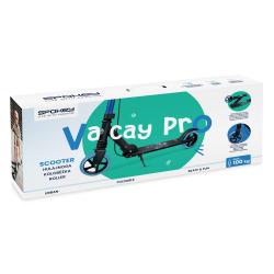 Spokey VACAY PRO Kolobežka s ručnou brzdou, kolieska 145 mm, modrá