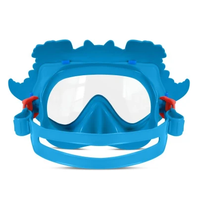 Spokey WAVY Dětská šnorchlovací maska, dino
