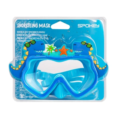 Spokey WAVY Dětská šnorchlovací maska, dino