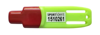 SPORTident ČIP SI Card 9 neon red