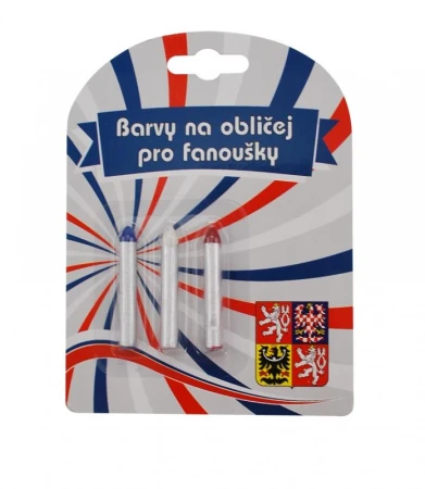 SportTeam Barvy na obličej ČR 4 tužky SportTeam Barvy na obličej ČR 4 tužky