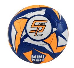 SPORTTEAM Fotbalový míč miniball S2 modro-neon.oranžový SPORTTEAM Fotbalový míč miniball S2 modro-neon.oranžový