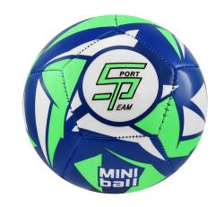 SPORTTEAM Fotbalový míč miniball S2 modro-neon.zelený SPORTTEAM Fotbalový míč miniball S2 modro-neon.zelený
