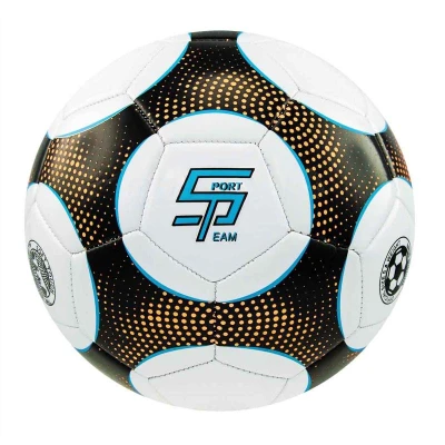 SPORTTEAM Fotbalový míč S2 vel.5 černo-oranžový