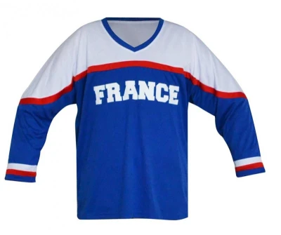 SPORTTEAM Francie 1 modro-bílo-červený fanouškovský hokejový dres