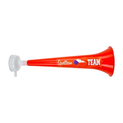 SPORTTEAM ČR 2 červeno-bílá fanouškovská trubka s nástavcem