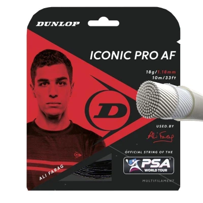 DUNLOP PRO Ali Farag 18G/1,18 mm (SET 12 m) Squash struny DUNLOP PRO Ali Farag 18G/1,18 mm (SET 12 m) Squash struny