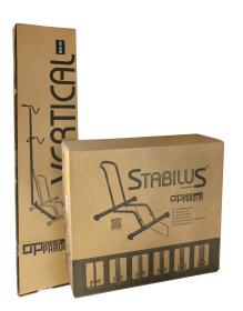 STABILUS Stojan VERTICAL na vystavení kola, šedý