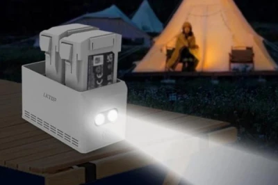 STABLECAM DJI Mini 4 Pro / Mini 3 Pro bílo-šedý 3v1 dvoucestný nabíjecí hub s LED světlem