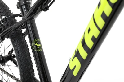 Stahoo Bryk Off černo/fluo zelená 24" dětské horské kolo
