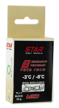 Star Ski Wax TL11 Block Beta Race med 20g