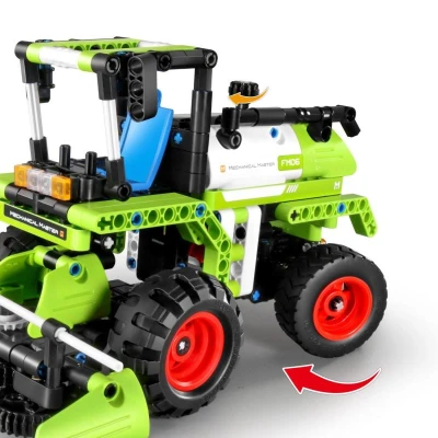 Stavebnice 2v1 kombajn/traktor 335 ks