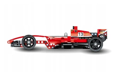 Stavebnice závodní auto Formule 198 dílků