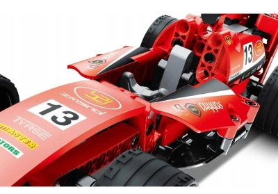 Stavebnice závodní auto Formule 198 dílků