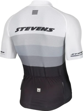 Stevens Aero Equipe Bílo/černý Krátký Rukáv dres