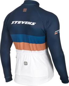 Stevens Aero Equipe Modro/bílo/zlatý Dlouhý Rukáv dres POUZE L (VÝPRODEJ)