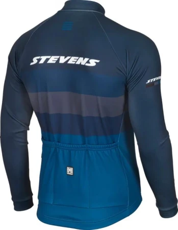 Stevens Aero Equipe Tmavě Modrý Dlouhý Rukáv dres