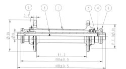 Stevens Camino můstek stv-3-15 pro montáž blatníku kola