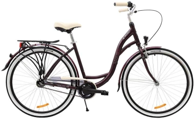 Storm Barcelona 28" 1sp. 17" švestkové dámské city kolo