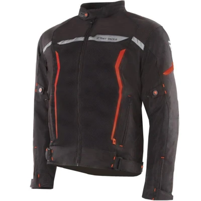 Street Racer Flex Air černo-červená bunda na motorku