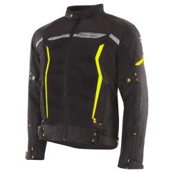 Street Racer Flex Air černo-fluo žlutá bunda na motorku Street Racer Flex Air černo-fluo žlutá bunda na motorku