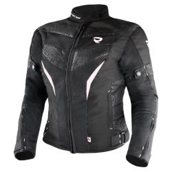 Street Racer Dámská bunda na motorku Rose Air černo-bílá + sleva 300,- na příslušenství