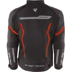 Street Racer Flex Air čierno-červená bunda na motorku