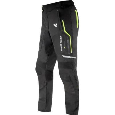 Street Racer Kalhoty na motorku Flex EVO černo-fluo žluté + sleva 200,- na příslušenství
