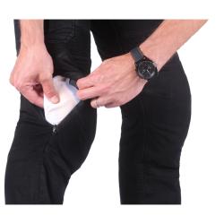 Street Racer Prodloužené jeansy na motorku Cargo CE černé + sleva 200,- na příslušenství