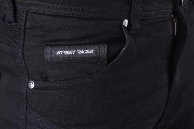 Street Racer Prodloužené jeansy Stretch II CE černé