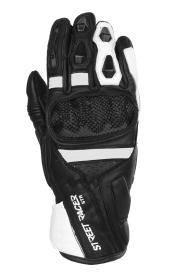 Street Racer Rukavice na motorku STR černo-bílé