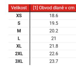 Street Racer Rukavice na motorku Virus 2 černo-bílé