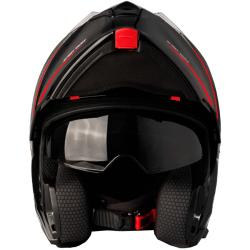 Street Racer Vyklápěcí helma Fury černo-červená + sleva 300,- na příslušenství