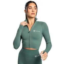 STRIX Dámský top Cropped Seamless Moss POUZE L (VÝPRODEJ)