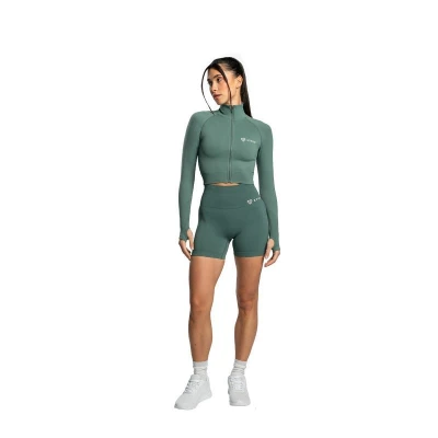 STRIX Dámský top Cropped Seamless Moss POUZE XS (VÝPRODEJ)